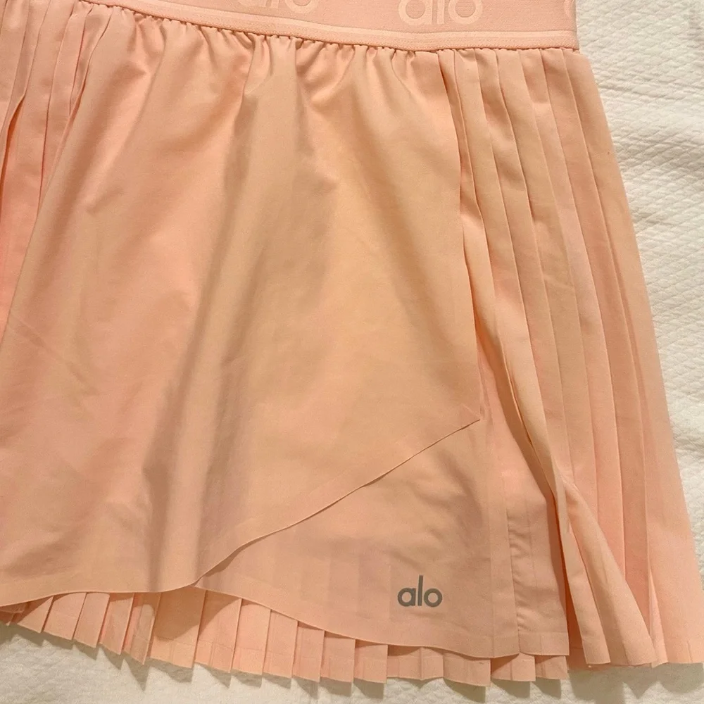 Alo Yoga Aces Tennis Skirt - Light Coral (Peach) Small